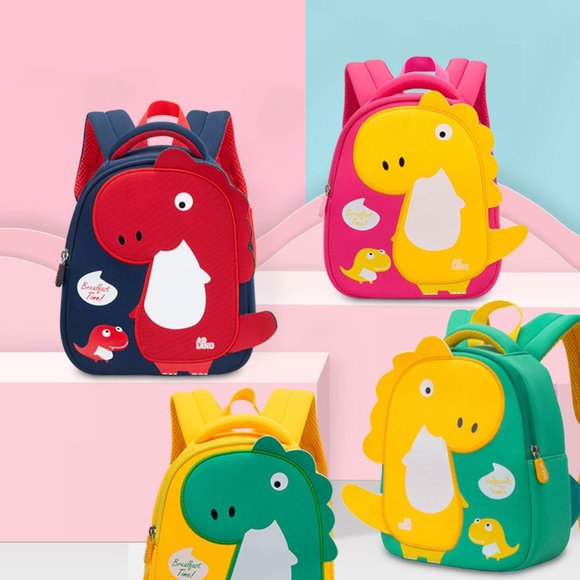 Cartoon Kids Bags Boy Cute Toddler School Backpack - Picture 5 of 7